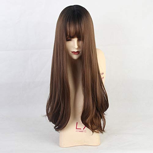 HBYLEE-Wig for cosplay anime cosplay perückeSynthetic Wigs With Bangs Long Straight Wigs Blue Purple Natural Hair Wigs For Woman Cosplay Wigs Heat Resistant Fiber Wigs Lc170 lc204-2 von HBYLEE