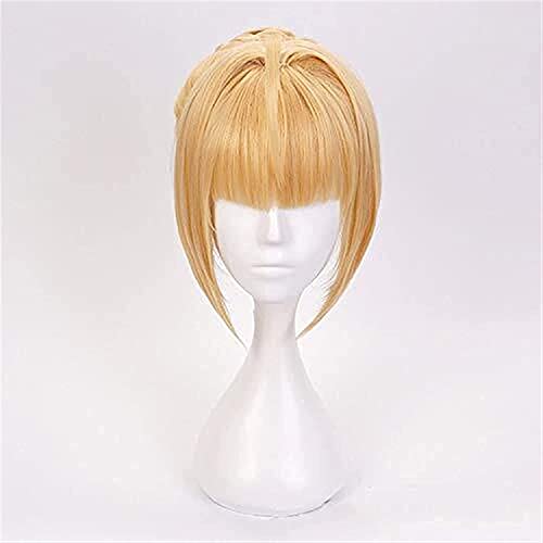 HBYLEEAnime Coser Wig Fate Aufenthalt Nacht Cosplay Haar Nero Perücken Schwert Cosplay Perücke Altria Pendragon Hitzebeständig Anime Synthetik Fate Großer Command Wigs + Perruq[Farbe:nach Plan] von HBYLEE