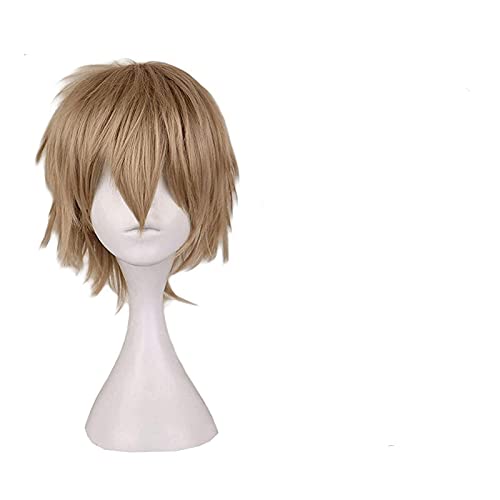 HBYLEEAnime Coser pruik Cosnoble Togami Byakuya Perücke mit Brillen Spiel Cosplay Keychain Anhänger Requisiten[Farbe:Onecolor] von HBYLEE
