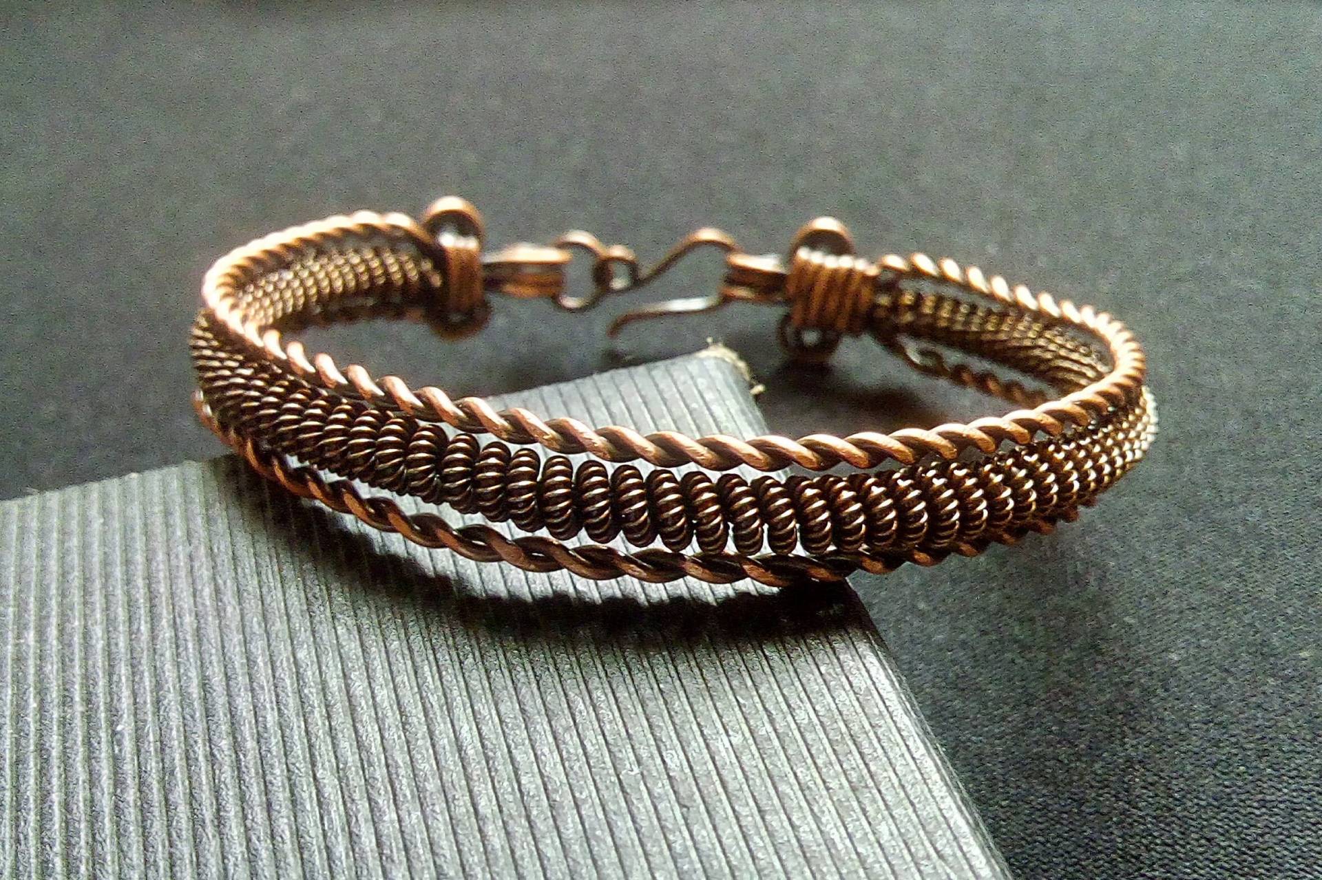 Geflochtenes Kupferarmband Für Damen Geflochtenes Kupferarmband Für Damen von HBbijoux