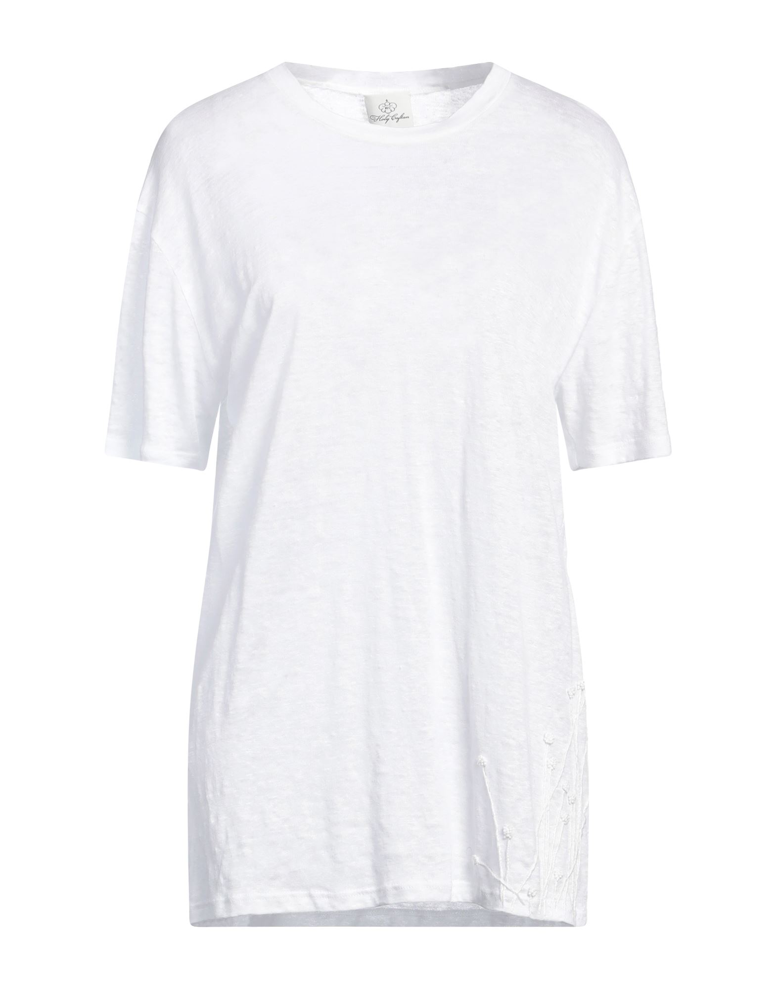 HOLY CAFTAN T-shirts Damen Weiß HOLY CAFTAN T-shirts Damen Weiß von HOLY CAFTAN