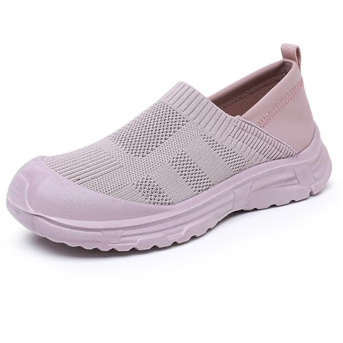 HCDZF Damen Casual Mesh Strick Flach Atmungsaktiv Bequem Leichte Wanderschuhe,Lila,41 EU HCDZF Damen Casual Mesh Strick Flach Atmungsaktiv Bequem Leichte Wanderschuhe,Lila,41 EU von HCDZF