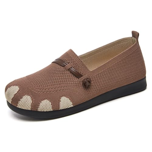 HCDZF Damen Slip-On Loafer Atmungsaktive Wanderschuhe Mesh Leichte Sneakers,Braun,40 EU HCDZF Damen Slip-On Loafer Atmungsaktive Wanderschuhe Mesh Leichte Sneakers,Braun,40 EU von HCDZF