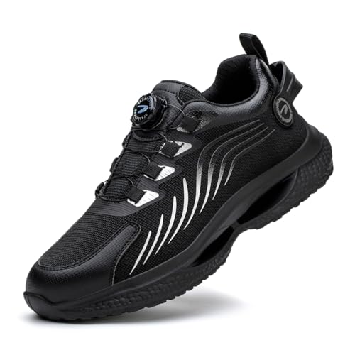 HCDZF Sicherheitsschuhe Männer Arbeitsturnschuhe Frauen Stahlkappenschuhe Atmungsaktive Anti-Smash- und Anti-Pannenschuhe,Schwarz,46 EU HCDZF Sicherheitsschuhe Männer Arbeitsturnschuhe Frauen Stahlkappenschuhe Atmungsaktive Anti-Smash- und Anti-Pannenschuhe,Schwarz,46 EU von HCDZF