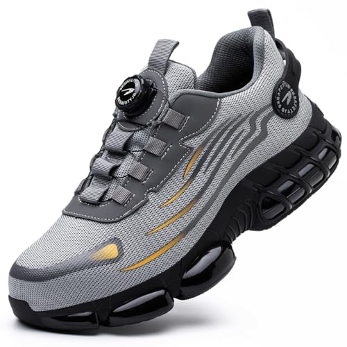 HCDZF Sicherheitsschuhe für Männer Schuhe Anti-Smash Arbeitsschuhe Männer Frauen Stahlkappenschuhe Leichte Sicherheitsstiefel,Grau,41 EU HCDZF Sicherheitsschuhe für Männer Schuhe Anti-Smash Arbeitsschuhe Männer Frauen Stahlkappenschuhe Leichte Sicherheitsstiefel,Grau,41 EU von HCDZF