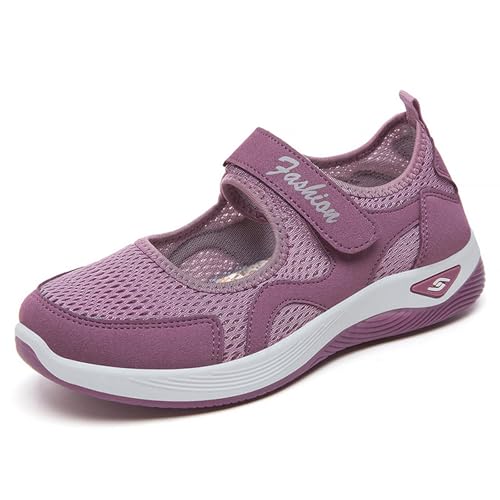 HCDZF Sommer Frauen Atmungsaktive Mesh Casual Sneakers Casual Wanderschuhe,Lila,40 EU HCDZF Sommer Frauen Atmungsaktive Mesh Casual Sneakers Casual Wanderschuhe,Lila,40 EU von HCDZF
