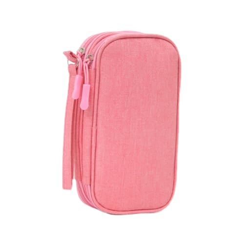 HCFGS Tragbare Kabel Organizer Tasche Reise Organizer Doppellagige Kabel Organizer Tasche All-in-One Elektronikkoffer für Tech-Zubehör, Ladegerät, Powerbank, Kopfhörer, Urlaub Essentials für Männer von HCFGS