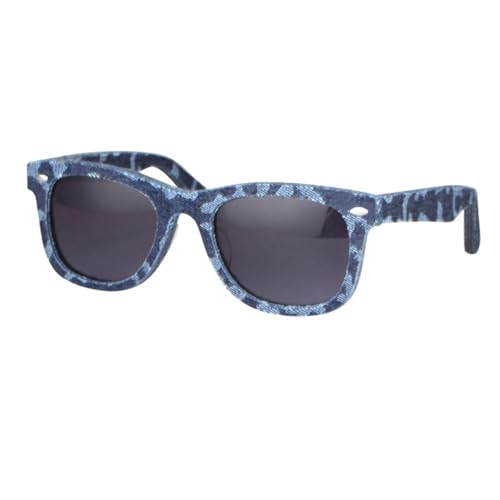 HCHES Herren-Sonnenbrille, polarisiert, Denim, Jeans, Brillengläser, Sonnenbrille, Damen, Camouflage-Brille, Sonnenbrille, C4 CR39, Einheitsgröße von HCHES