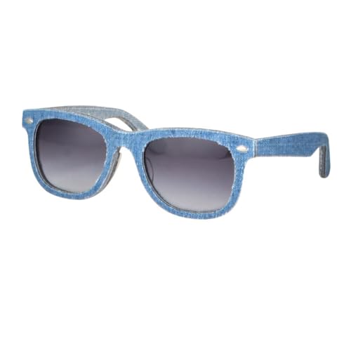 HCHES Herren-Sonnenbrille, polarisiert, Denim-Jeans, Brillengläser, Sonnenbrille, Damen, Camouflage-Brille, Sonnenbrille, C1 CR39, Einheitsgröße von HCHES
