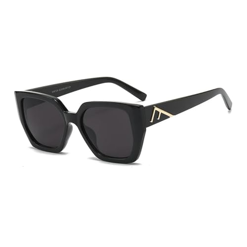 Retro Cat Eye Sonnenbrille Herren Damen Sonnenbrille Damen Mädchen Brillen Schatten UV400,C1,Einheitsgröße von HCHES