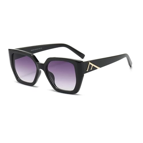 Retro Cat Eye Sonnenbrille Herren Damen Sonnenbrille Damen Mädchen Brillen Schatten UV400,C2,Einheitsgröße von HCHES