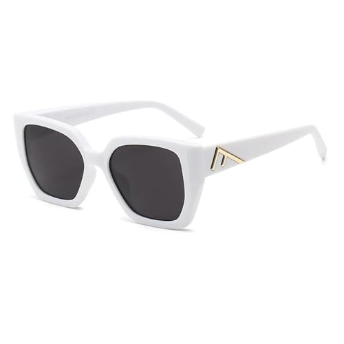 Retro Cat Eye Sonnenbrille Herren Damen Sonnenbrille Damen Mädchen Brillen Schatten UV400,C3,Einheitsgröße von HCHES