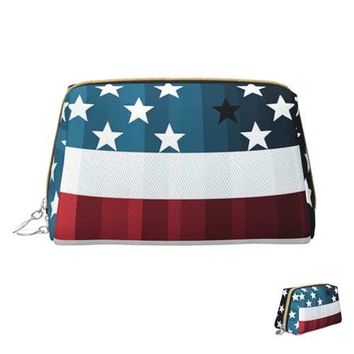 HCLYvexiria Kosmetiktasche, Reise-Make-up-Tasche, wasserdicht, tragbar, weit offen, chinesisches Muster, Make-up-Organizer mit großem Fassungsvermögen, Kulturbeutel für Damen, Gestreifte von HCLYvexiria