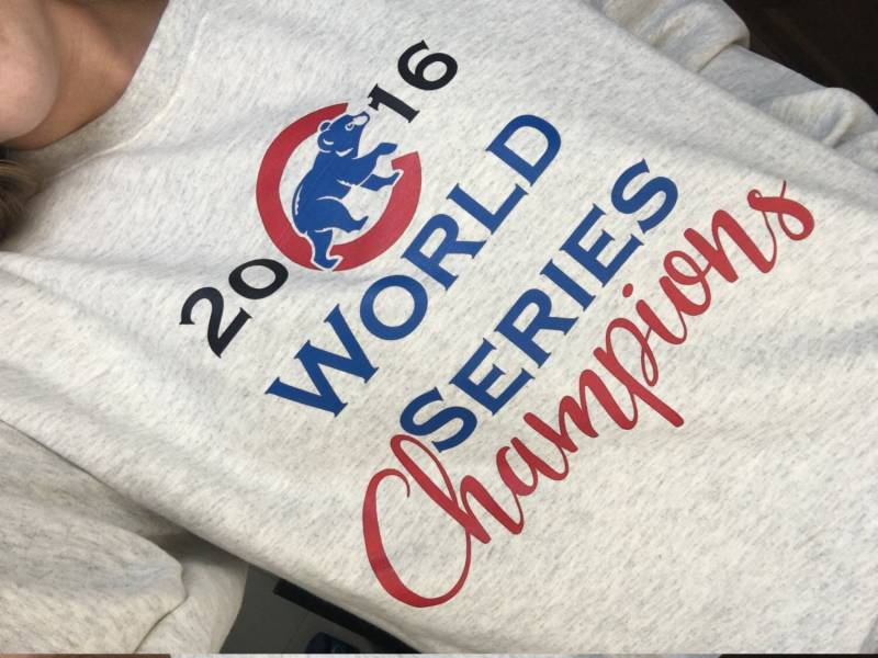 Chicago Cub World Series Sweatshirt von HCOpielaDesigns