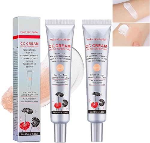 Farbverändernde CC-Creme, seidige Hautgrundierung, 2-in-1-Hautpflege und Make-up für einen gleichmäßigen Teint von HCVQSINJN