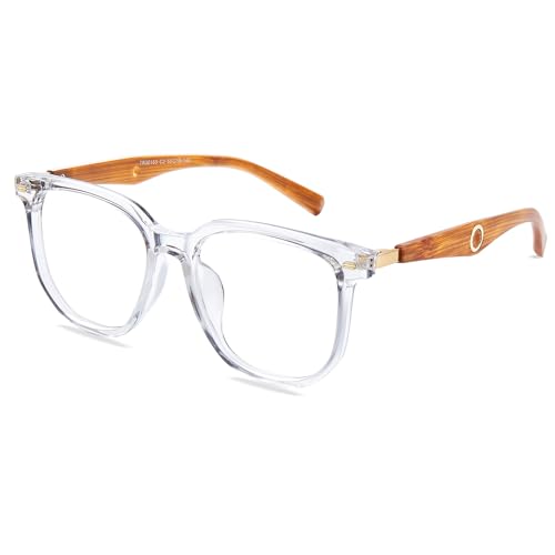 HCYCSQS blaulichtfilter brille Blaulichtbrille ohne Sehstärke Damen Herren Superleichte Anti-Müdigkeit Computerbrille Gaming Schutzbrille Blue Light Blocking Glasses (C4, 1PCS) von HCYCSQS