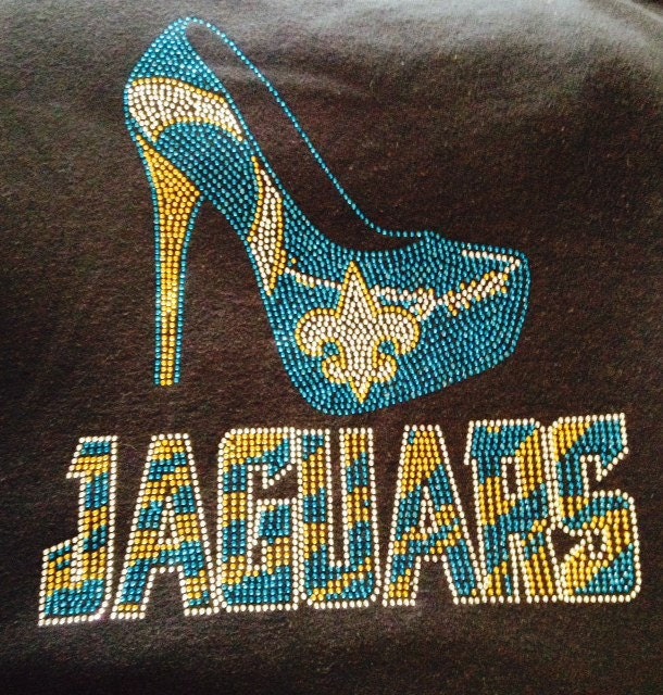 Süd-Universitya Jaguar Herr Su Zacken Strass Bling Verzierte T-Shirt Süd-Universitya Jaguar Herr Su Zacken Strass Bling Verzierte T-Shirt von HDBLING