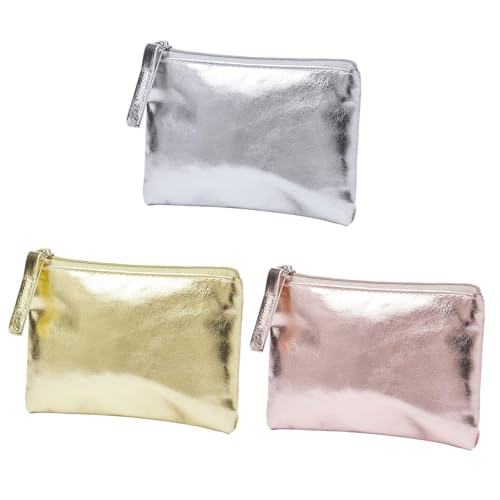 3 Stücke Pu Ermünzen Brieftasche, wasserdichte Münzbrieftasche, Einfache Und Modische Münzbrieftasche, Tragbare Münzbrieftasche. von HDGSAFD
