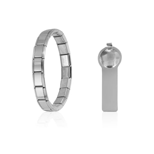 HDGSAFD 1 Handgefertigtes Retro-Armband Und 1 Lade- Und Entladewerkzeug, Modisches Und Einfaches Armband, Kreatives Armband, Verstellbares Edelstahlarmband von HDGSAFD