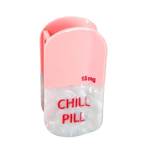 Haarklammer in lustiger Form für Frauen und Mädchen, Haarstyling-Zubehör für dünnes Haar, französischer Kieferclip, Haarschmuck für Damen, rose, 1 count (Pack of 1) von HDKEAN