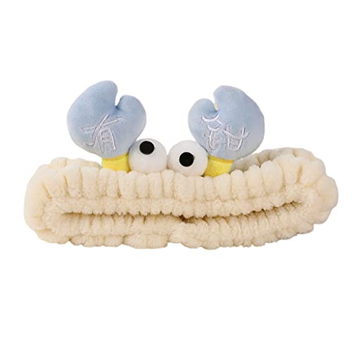 Niedliche Pinzetten-Form, Haarreifen für Damen, Make-up-Stirnband für Kinder, Festival, Party, Aufführung, Haar-Accessoires, Plüsch-Haarbänder, um Atmosphäre zu schaffen, Kleinkind-Haarbänder, buntes von HDKEAN