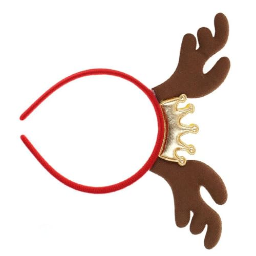 Weihnachtsdekoration Plüschgeweih Stirnband Festival Urlaub Kopfschmuck Weihnachten Hairhoop Party Haarschmuck Zubehör Weihnachten Stirnband Weihnachten Haarschmuck Urlaub Kopfbedeckung Festliches von HDKEAN