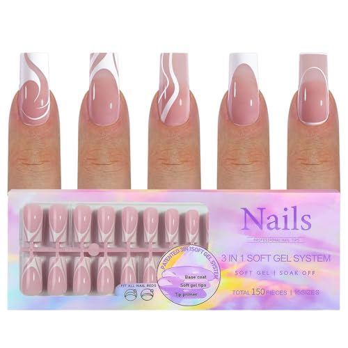 150pcs On Nails Art Abnehmbare Nahtlose Designs Abnehmbare Nahtlose Maniküre Tipps Für Frauen von HDOYTXXM