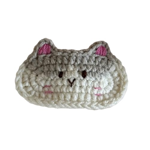 1pc Event Catching Häkelgarn Haarclip Für Kinder Und Erwachsene Spaß Und Cartoon Haustierkatzen Designs Für Kinder Und Erwachsene von HDOYTXXM