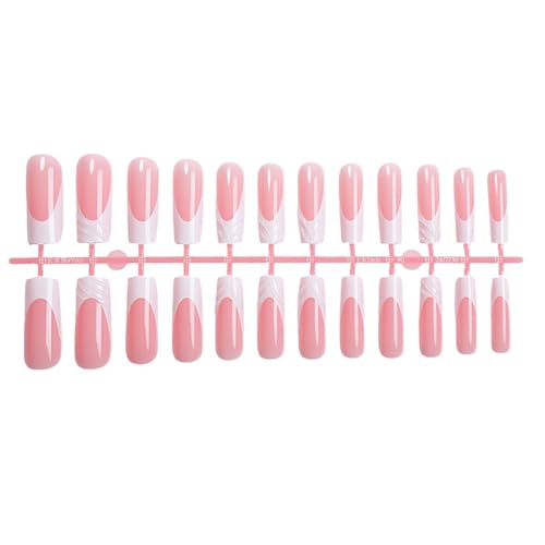 24 Stück Künstliche Nägel Zum Aufdrücken Mit Französischer Spitze Quadratische Künstliche Nägel Mit 3D Streifen Designs Zum Aufkleben Auf Die Nägel Für Frauen 24 Stück Künstliche Nägel Zum Aufdrücken Mit Französischer Spitze Quadratische Künstliche Nägel Mit 3D Streifen Designs Zum Aufkleben Auf Die Nägel Für Frauen von HDOYTXXM