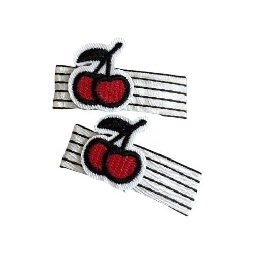 2Pack Handgefertigte Retros Hair Pin Karierte Gesticktes Kinder Haar Barrette Für Die Geburtstagsfeier Für Kinder von HDOYTXXM