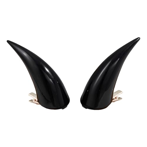 2pcs Devil Horn Hair Clip Set Für Erwachsene Kinder Neuheit Dark Series Horn Side Clip Party Auftritte Kostüm Haarnadel von HDOYTXXM