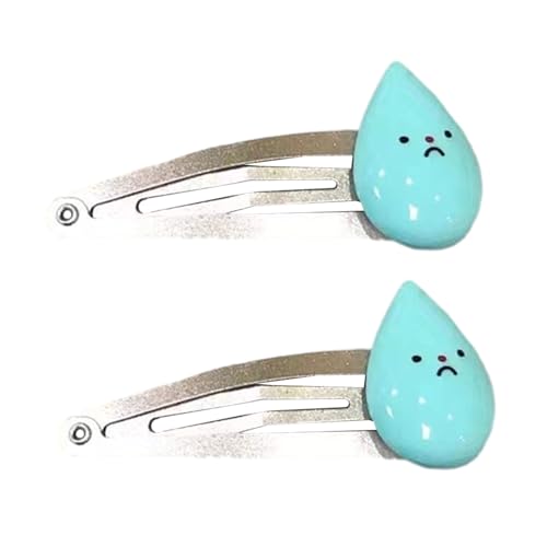 2pcs Süße Haarclip Wassertropfen Form Schnapphaarclip Für Pferdeschwanzböcke Haarnadeln Für Teenager Kinder von HDOYTXXM