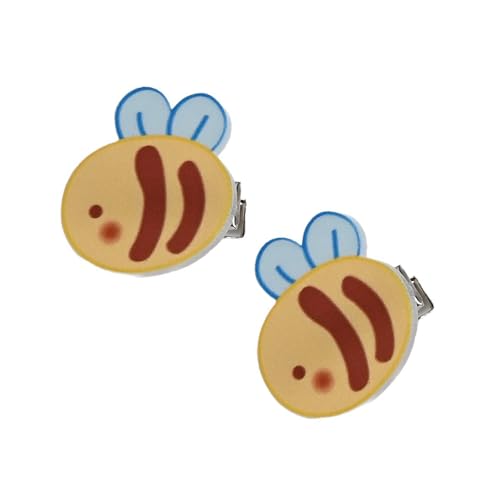 2pcs Zeitgenössisches Tierisches Haarclip Leuchtend Gelbes Accessoire Kinder Modische Acrylhaarpin Kinder Barrettes von HDOYTXXM