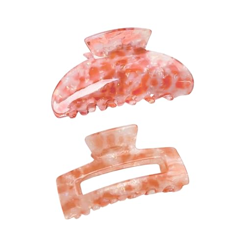 2pieces Candy Color Hair Claw Clip Für Frauen Mädchen Bright Farbkrallen Clip Für Dickes Dünnes Haar Perfekt Für Verschiedene Outfits von HDOYTXXM