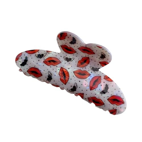 Acrylhaarklaue In Lip Designs Frauen Haarzubehör Haardekoration Für Mode Enthusiasten Und Stilsuchende von HDOYTXXM