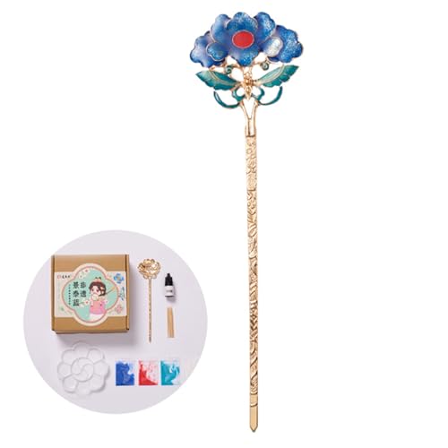 Blumenhaarkleber Mit Farbe Machen Selbst Buyao Für Frauen Mädchen Buyao Für Traditionelle Kopfbedeckungen Haarschmuck von HDOYTXXM