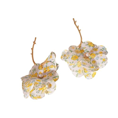 Blumenohrringe Elegante Bolzen Moderne Blumenohrstifte Legierungstextur Ohrschmuck Geeignet Für Stilvolle Outfits Hangle von HDOYTXXM