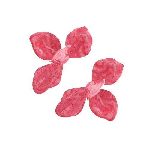 Elegante Blumenischen Ohrringe Mode Ohrhänger Blumenschmuck Wasserdichte Legierungs Textur Für Tägliche Party Einzigartige Statement Ohr von HDOYTXXM