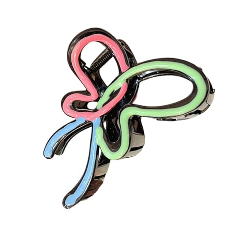 Farbkontrast Bowknot Haarclip Bequem Zum Tragen Von Frisuren Clip Für Verschiedene Haare Frauen Haardekoration von HDOYTXXM