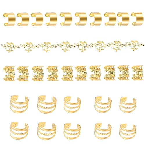 Goldene Geflecht Clip Haarperlen Losen Spulen Haarclip Dreadlock Perlengeflecht Ringe Haarringe Haarschmuck Für Geflecht Goldene Geflecht Clip Haarperlen Losen Spulen Haarclip Dreadlock Perlengeflecht Ringe Haarringe Haarschmuck Für Geflecht von HDOYTXXM