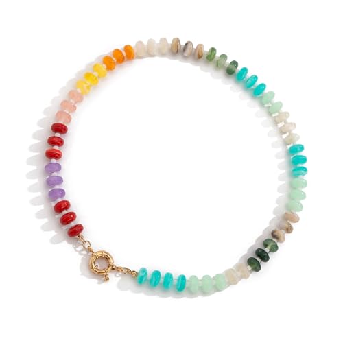 HDOYTXXM Buntes Acrylperlen Halsketten Trendy Accessoire Für Lässige Party Stilvolle Outfits Zeit Verwenden Sie Acrylperlendesigns von HDOYTXXM