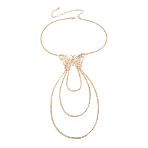 HDOYTXXM Delikates Schmetterlingsarmkettenarmband Mit Einstellbaren Größen Verstellbaren Oberen Armbändern Elegante Armbandverzierung Für Frauen von HDOYTXXM