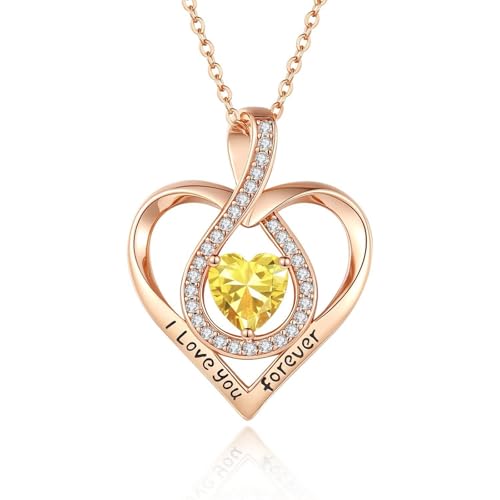 HDOYTXXM Doppelschicht Herz Anhänger Halskette Trendy Zirkon Geburtsstein Zauberer Collarbone Kette Fashion Statement Hochzeit Schmuck Schmuck HDOYTXXM Doppelschicht Herz Anhänger Halskette Trendy Zirkon Geburtsstein Zauberer Collarbone Kette Fashion Statement Hochzeit Schmuck Schmuck von HDOYTXXM