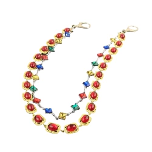 HDOYTXXM Funkelnde Edelsteine ​​Taillenkette Einzigartige Geschichtete Hosenkette Perfekt Für Hip Hop Enthusiasten Und Modetrendsetter von HDOYTXXM