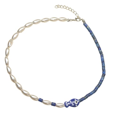 HDOYTXXM Handgefertigter Clownfish Halskette Auffällige Perlen Mit Fischheizenzubehör Für Mode Enthusiasten Einzigartige Handgefertigt von HDOYTXXM