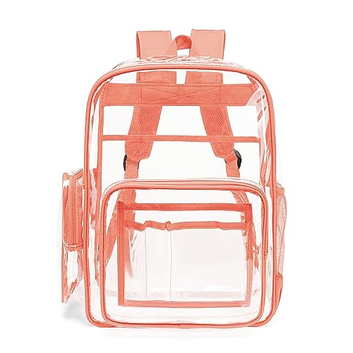 HDOYTXXM Klarer Rucksack Für Mädchen Wasserdichte Klare Rucksack Hochleistungsschule Für College Arbeiten Hochleistungs PVC Buchbeutel Wasserdichtes Buch Oder Maschenbeutel von HDOYTXXM