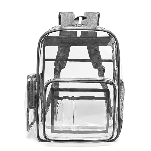 HDOYTXXM Klarer Rucksack Für Mädchen Wasserdichte Klare Rucksack Hochleistungsschule Für College Arbeiten Hochleistungs PVC Buchbeutel Wasserdichtes Buch Oder Maschenbeutel von HDOYTXXM