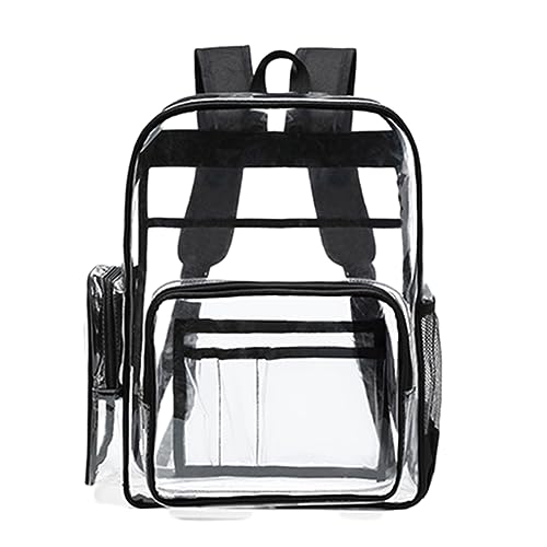 HDOYTXXM Klarer Rucksack Für Mädchen Wasserdichte Klare Rucksack Hochleistungsschule Für College Arbeiten Hochleistungs PVC Buchbeutel Wasserdichtes Buch Oder Maschenbeutel von HDOYTXXM