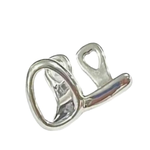 HDOYTXXM Messing Elektroplattiert Edelstahl Körperschmuck 1 9 Cm Doppelton Langhantel Leichte Raffinierte Zähne Piercing Für Männer Frauen Mehrzweck Oralschmuck von HDOYTXXM