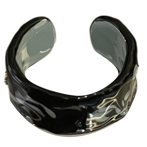 HDOYTXXM Mode Tropfende Öl Offene Ringe Mit Einzigartigem Farbton Für Frauen Verstellbare Größen Öffnungsringe Keramikschmuck Geschenk von HDOYTXXM